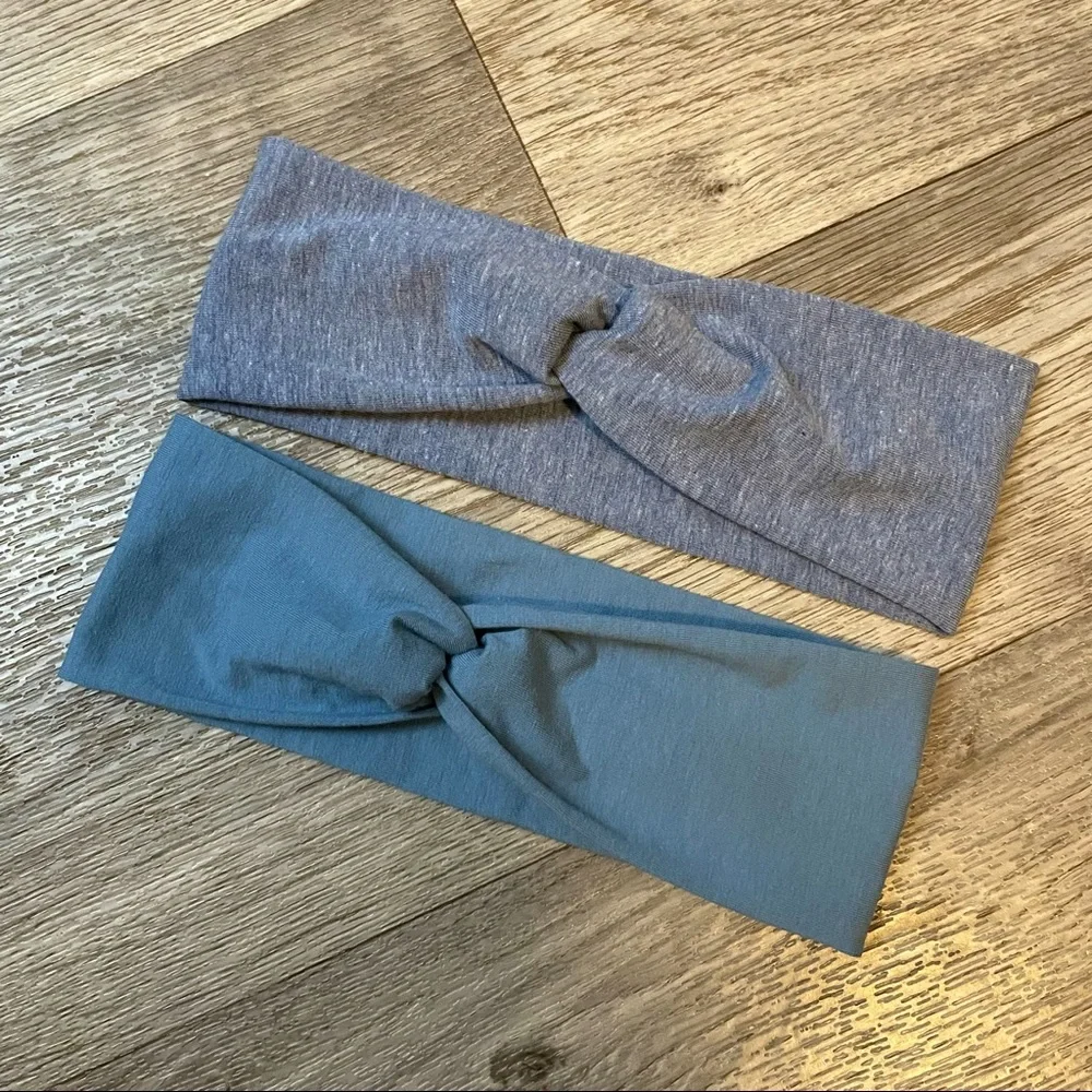Blue Hues Wide Twisted Headbands NEW